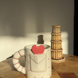 Handcrafted Love Letter Ceramic Mug
